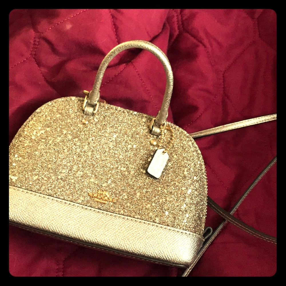 Rose gold Coach purse. Only used twice.